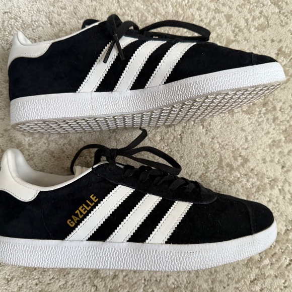 Adidas Gazelle W Black Suede Size US 5.5 UK 4 - Picture 1 of 11